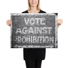 Funny Roaring Twenties No Prohibition Gift Vote Against Prohibition Sign Poster