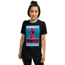 Funny Introvert T-Shirt - Introverts Unite Seperately Tee