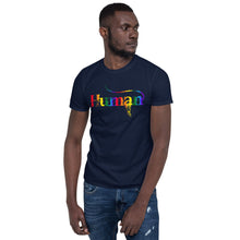 Human LBGTQ Rainbow T-Shirt Tee Tees Fancy