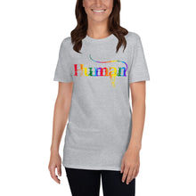 Human LBGTQ Rainbow T-Shirt Tee Tees Fancy