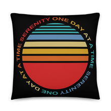 Sobriety Serenity One Day At A Time AA Sober Pillow