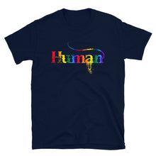 Human LBGTQ Rainbow T-Shirt Tee Tees Fancy