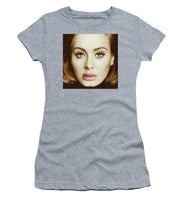 Adele Painting Circle Pattern 2 - Women's T-Shirt (Athletic Fit)