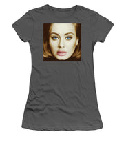 Adele Painting Circle Pattern 2 - Women's T-Shirt (Athletic Fit)