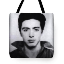 Al Pacino Mug Shot 1961 Black And Blueish  - Tote Bag