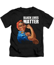 Black Lives Matter T-Shirt Rosie The Riveter 2 - Kids T-Shirt