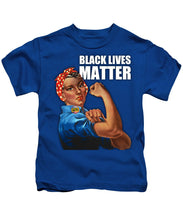 Black Lives Matter T-Shirt Rosie The Riveter 2 - Kids T-Shirt