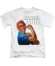 Black Lives Matter T-Shirt Rosie The Riveter 2 - Kids T-Shirt