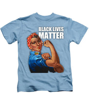 Black Lives Matter T-Shirt Rosie The Riveter 2 - Kids T-Shirt