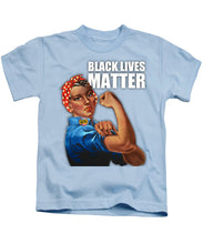 Black Lives Matter T-Shirt Rosie The Riveter 2 - Kids T-Shirt