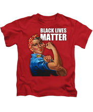 Black Lives Matter T-Shirt Rosie The Riveter 2 - Kids T-Shirt