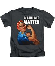 Black Lives Matter T-Shirt Rosie The Riveter 2 - Kids T-Shirt