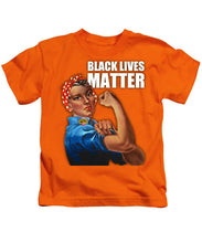 Black Lives Matter T-Shirt Rosie The Riveter 2 - Kids T-Shirt