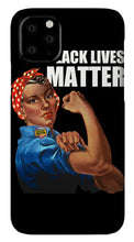 Black Lives Matter T-Shirt Rosie The Riveter 2 - Phone Case