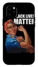 Black Lives Matter T-Shirt Rosie The Riveter 2 - Phone Case