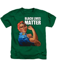 Black Lives Matter T-Shirt Rosie The Riveter 2 - Kids T-Shirt