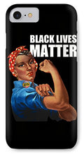 Black Lives Matter T-Shirt Rosie The Riveter 2 - Phone Case