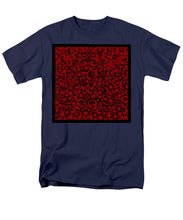 Blood Lace - Men's T-Shirt  (Regular Fit) Men's T-Shirt (Regular Fit) Pixels Navy Small 