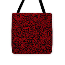 Blood Lace - Tote Bag Tote Bag Pixels 16" x 16"  