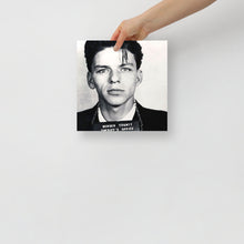 Frank Sinatra Mug Shot Mugshot Vertical Poster