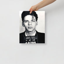 Frank Sinatra Mug Shot Mugshot Vertical Poster