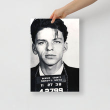 Frank Sinatra Mug Shot Mugshot Vertical Poster