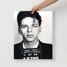 Frank Sinatra Mug Shot Mugshot Vertical Poster