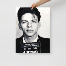 Frank Sinatra Mug Shot Mugshot Vertical Poster