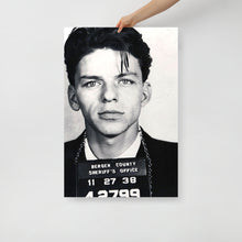 Frank Sinatra Mug Shot Mugshot Vertical Poster