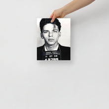 Frank Sinatra Mug Shot Mugshot Vertical Poster