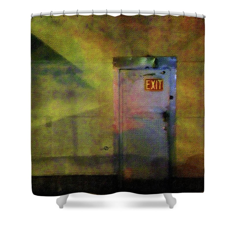 Exit 1 - Shower Curtain