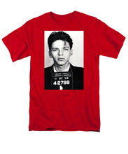 Frank Sinatra Mug Shot Vertical - Men's T-Shirt  (Regular Fit) Men's T-Shirt (Regular Fit) Pixels Red Small 