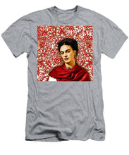 Frida Kahlo 2 - Men's T-Shirt (Athletic Fit) Men's T-Shirt (Athletic Fit) Pixels Heather Small 