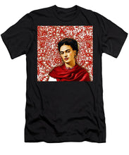 Frida Kahlo 2 - Men's T-Shirt (Athletic Fit) Men's T-Shirt (Athletic Fit) Pixels Black Small 