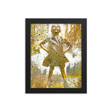 Rise Fearless Girl Framed poster