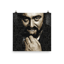 Luciano Pavarotti Poster