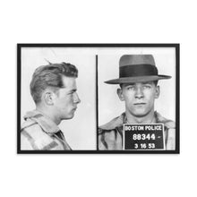 James Whitey Bulger Mug Shot 1953 Horizontal Mugshot Framed matte paper poster