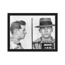 James Whitey Bulger Mug Shot 1953 Horizontal Mugshot Framed matte paper poster