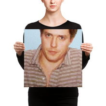 Painting of Hugh Grant Mug Shot 1995 Black Color Mugshot Canvas