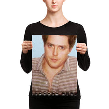 Painting of Hugh Grant Mug Shot 1995 Black Color Mugshot Canvas