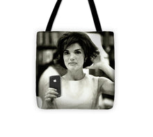 Jacky Kennedy Takes A Selfie Small Version - Tote Bag