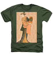 Japanese Woman Rise Rubino                                      - Heathers T-Shirt Heathers T-Shirt Pixels Military Green Small 