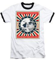 John F Kennedy Cigar And Sunglasses Campaign Poster - Baseball T-Shirt