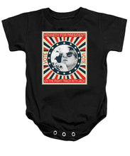 John F Kennedy Cigar And Sunglasses Campaign Poster - Baby Onesie