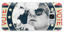 John F Kennedy Cigar And Sunglasses Campaign Poster - Phone Case