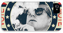 John F Kennedy Cigar And Sunglasses Campaign Poster - Phone Case