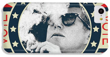 John F Kennedy Cigar And Sunglasses Campaign Poster - Phone Case