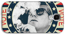 John F Kennedy Cigar And Sunglasses Campaign Poster - Phone Case