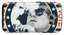 John F Kennedy Cigar And Sunglasses Campaign Poster - Phone Case