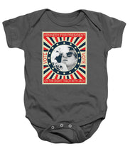 John F Kennedy Cigar And Sunglasses Campaign Poster - Baby Onesie